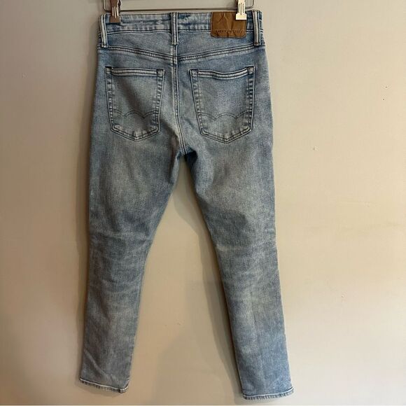 American Eagle Athletic Skinny distressed jean size 28x30 - Picture 2 of 8